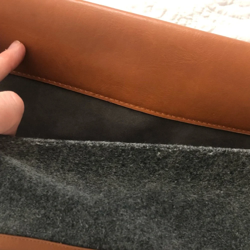 Boiled wool laptop sleeve